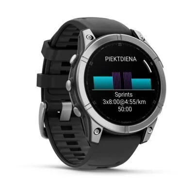 Garmin Fenix E AMOLED Stainless Steel Black 47mm