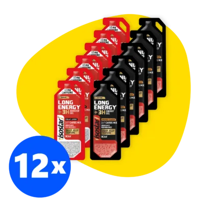 Isostar Long Energy Gels (Orange / Cola + Caffeine) x12