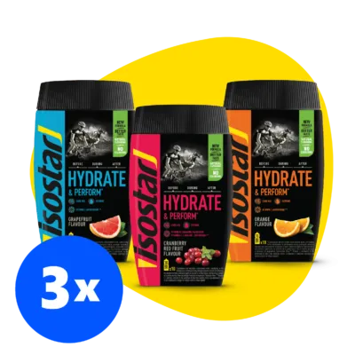 Isostar pulveris Hydrate & Perform x 3