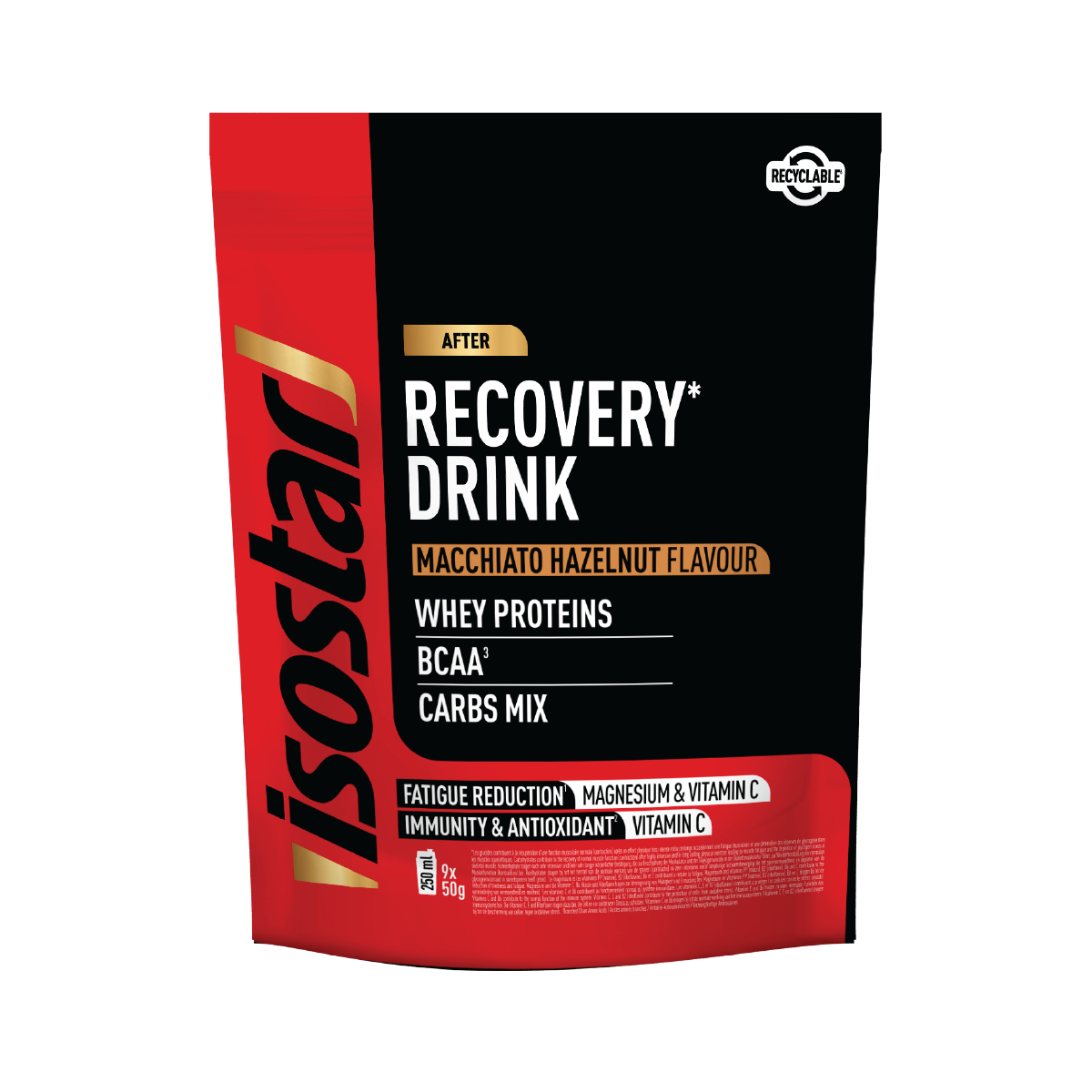 Isostar Long Energy Recovery Drink Macchiato 450g