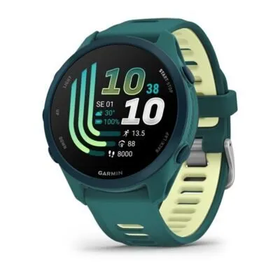 Garmin Forerunner 170 Music Zilganzaļš ar zilganzaļu/citronu krāsas siksniņu