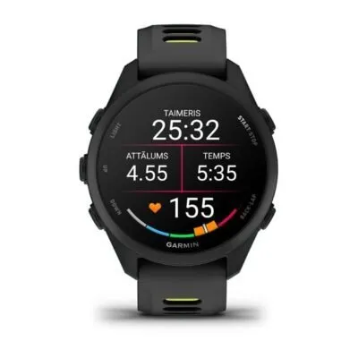Garmin Forerunner 170 Melns ar melnu/banānu dzeltenu siksniņu