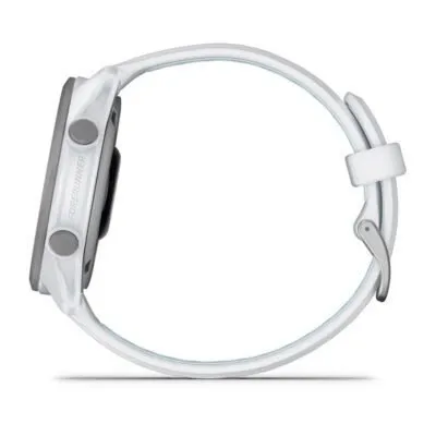 Garmin Forerunner 170 Baltā akmens krāsā ar balta akmens/mākoņu zilas krāsas siksniņu