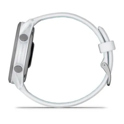 Garmin Forerunner 170 Baltā akmens krāsā ar balta akmens/mākoņu zilas krāsas siksniņu