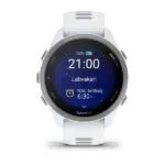 Garmin Forerunner 170 Baltā akmens krāsā ar balta akmens/mākoņu zilas krāsas siksniņu