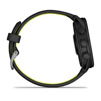 Garmin Forerunner 170 Music Melns ar melnu/banānu dzeltenu siksniņu