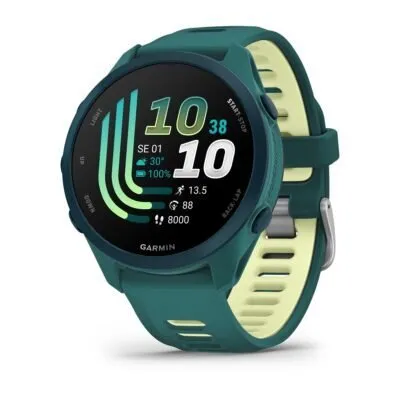 Garmin Forerunner 170 Music Zilganzaļš ar zilganzaļu/citronu krāsas siksniņu