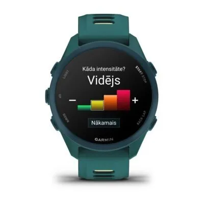 Garmin Forerunner 170 Music Zilganzaļš ar zilganzaļu/citronu krāsas siksniņu
