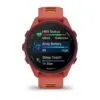 Garmin Forerunner 170 Music Sarkanīgi rozā ar sarkanīgi rozā/mango krāsas siksniņu
