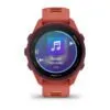 Garmin Forerunner 170 Music Sarkanīgi rozā ar sarkanīgi rozā/mango krāsas siksniņu
