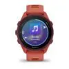 Garmin Forerunner 170 Music Sarkanīgi rozā ar sarkanīgi rozā/mango krāsas siksniņu