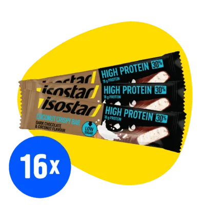 Isostar High Protein Coconut batoniņi 55g x 16