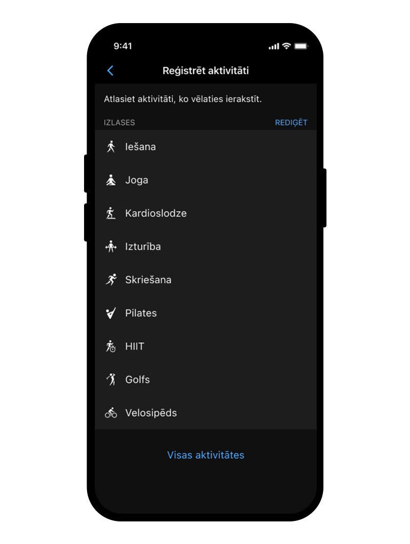 FIZISKĀS FORMAS IZSEKOŠANA UN SPORTA LIETOTNES
