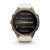 Garmin fēnix 9 Pro inReach 43 mm Autumn Gold Titanium / Cream / French Grey Silicone