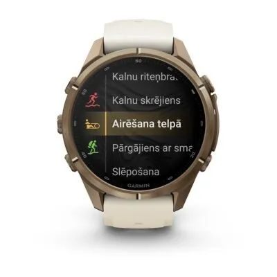 Garmin fēnix 9 Pro inReach 43 mm Autumn Gold Titanium / Cream / French Grey Silicone
