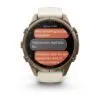 Garmin fēnix 9 Pro inReach 43 mm Autumn Gold Titanium / Cream / French Grey Silicone