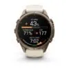 Garmin fēnix 9 Pro 43 mm Autumn Gold Titanium / Cream / French Grey Silicone