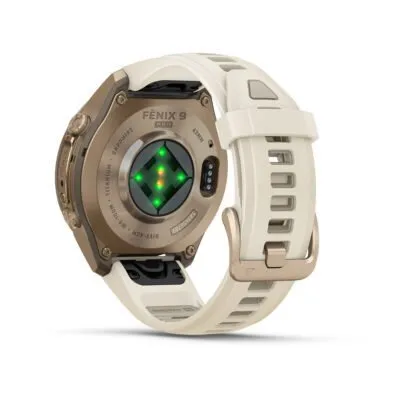 Garmin fēnix 9 Pro 43 mm Autumn Gold Titanium / Cream / French Grey Silicone