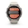 Garmin fēnix 9 Pro inReach 43 mm Titanium / Fog Grey / Dark Sandstone Silicone