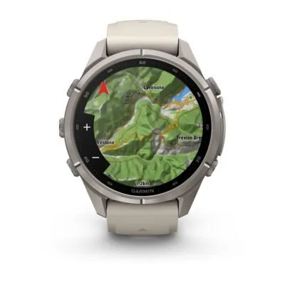 Garmin fēnix 9 Pro 43 mm Titanium / Fog Grey / Dark Sandstone Silicone