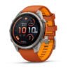 Titāns / rudens oranžs / dzirkstoši oranžs • 47 mm • Fēnix 9 Pro inReach AMOLED