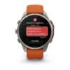 Garmin fēnix 9 Pro inReach 47 mm Titanium / Autumn Orange / Spark Orange Silicone