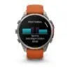 Garmin fēnix 9 Pro inReach 47 mm Titanium / Autumn Orange / Spark Orange Silicone