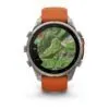 Garmin fēnix 9 Pro inReach 47 mm Titanium / Autumn Orange / Spark Orange Silicone