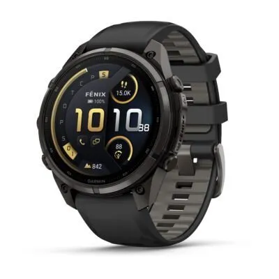 Garmin fēnix 9 Pro inReach 47 mm Carbon Gray DLC Titanium / Black / Pebble Grey Silicone