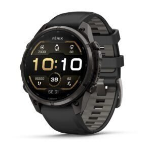 Garmin fēnix 9 Pro 47 mm Carbon Gray DLC Titanium / Black / Pebble Grey Silicone