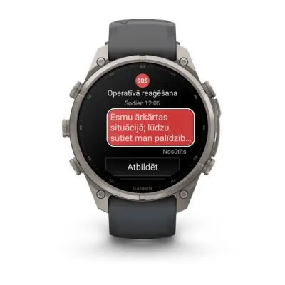 Garmin fēnix 9 Pro inReach 47 mm Titanium / Graphite / Black Silicone