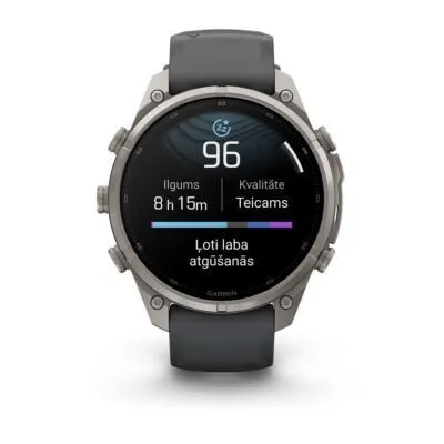 Garmin fēnix 9 Pro inReach 47 mm Titanium / Graphite / Black Silicone