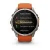 Garmin fēnix 9 Pro inReach 51 mm Titanium / Autumn Orange / Spark Orange Silicone