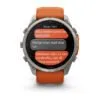 Garmin fēnix 9 Pro inReach 51 mm Titanium / Autumn Orange / Spark Orange Silicone