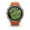 Garmin fēnix 9 Pro inReach 51 mm Titanium / Autumn Orange / Spark Orange Silicone