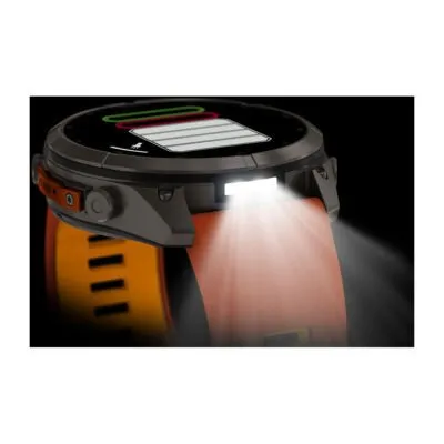 Garmin fēnix 9 Pro inReach 51 mm Titanium / Autumn Orange / Spark Orange Silicone