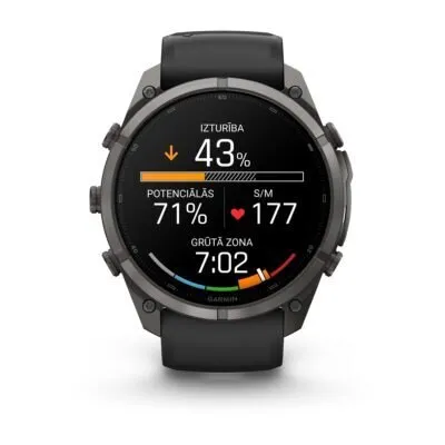 Garmin fēnix 9 Pro inReach 51 mm Carbon Gray DLC Titanium / Black / Pebble Grey Silicone