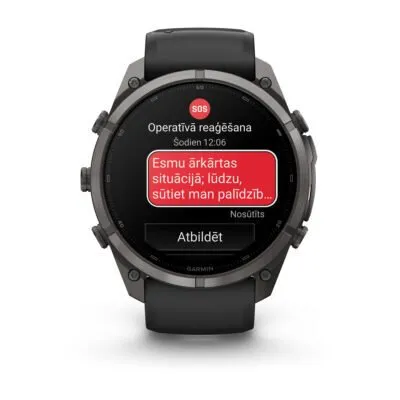 Garmin fēnix 9 Pro inReach 51 mm Carbon Gray DLC Titanium / Black / Pebble Grey Silicone