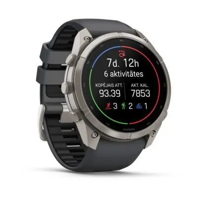 Garmin fēnix 9 Pro inReach 51 mm Titanium / Graphite / Black Silicone
