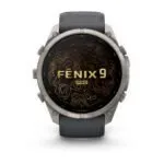Garmin fēnix 9 Pro inReach 51 mm Titanium / Graphite / Black Silicone