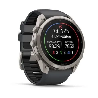 Garmin fēnix 9 Pro 51 mm Titanium / Graphite / Black Silicone