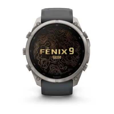 Garmin fēnix 9 Pro 51 mm Titanium / Graphite / Black Silicone