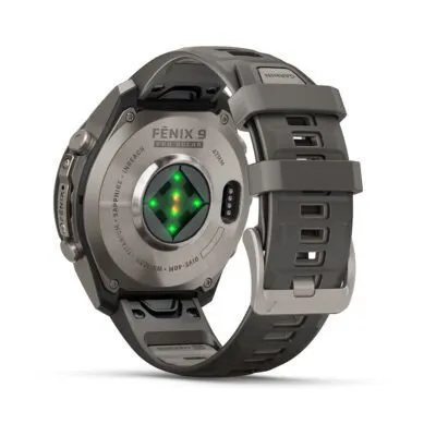 Garmin fēnix 9 Pro inReach Solar 47 mm Titanium / Pebble Grey Silicone