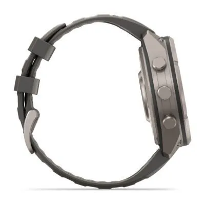 Garmin fēnix 9 Pro inReach Solar 47 mm Titanium / Pebble Grey Silicone