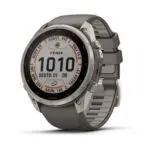 Garmin fēnix 9 Pro inReach Solar 51 mm Titanium / Pebble Grey Silicone
