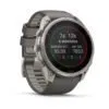 Garmin fēnix 9 Pro inReach Solar 51 mm Titanium / Pebble Grey Silicone