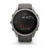 Garmin fēnix 9 Pro inReach Solar 51 mm Titanium / Pebble Grey Silicone