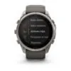 Garmin fēnix 9 Pro inReach Solar 51 mm Titanium / Pebble Grey Silicone