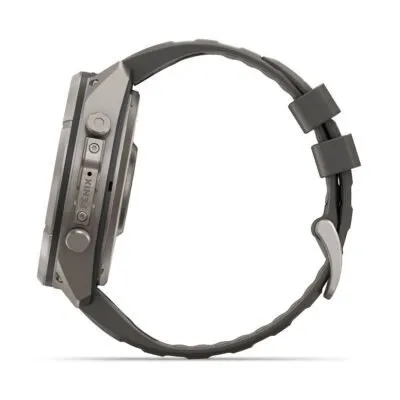Garmin fēnix 9 Pro inReach Solar 51 mm Titanium / Pebble Grey Silicone