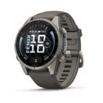 Garmin fēnix 9 43 mm Titanium / Pebble Grey Silicone
